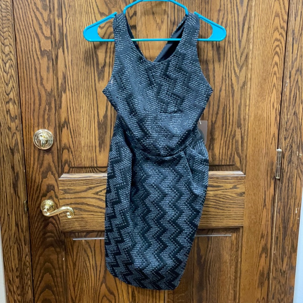 Forever 21 Contemporary Black and Silver Dress